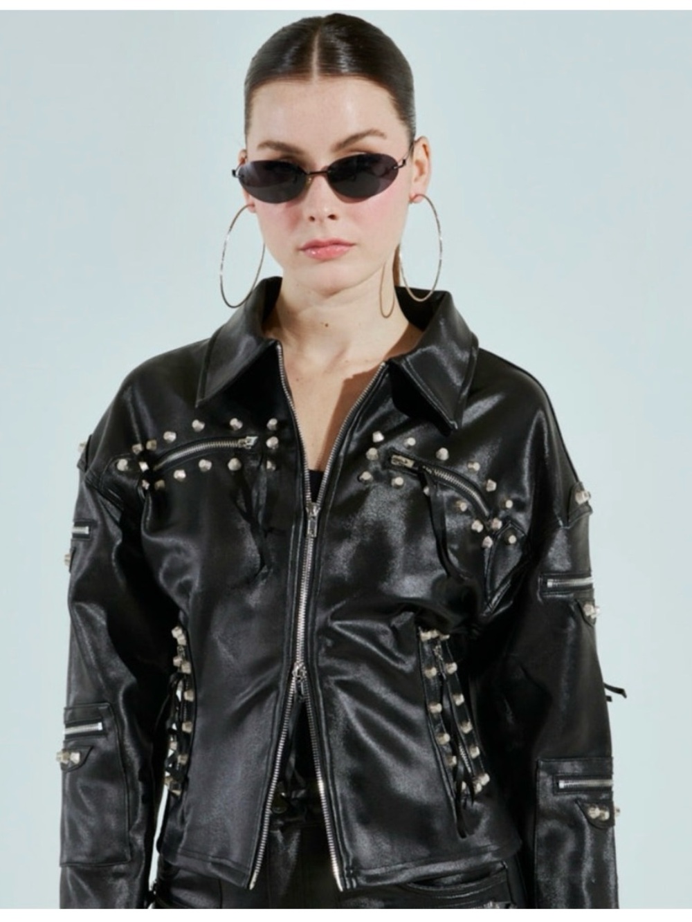 Akira Faux Leather Jacket
